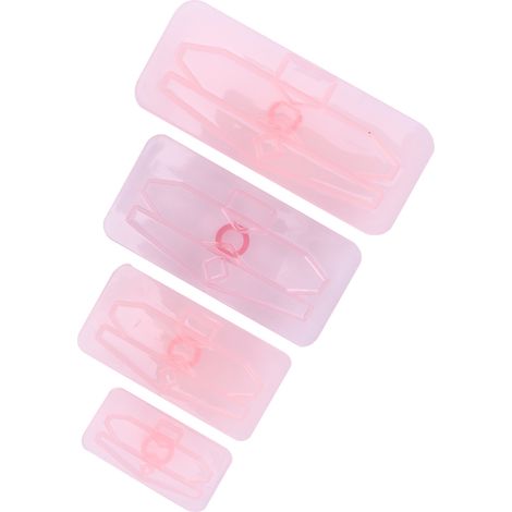 Moule à pâtisserie en forme de nœud papillon (lot de 4) pour biscuits, fondant, pâte à sucre et décoration de desserts. (1/5)