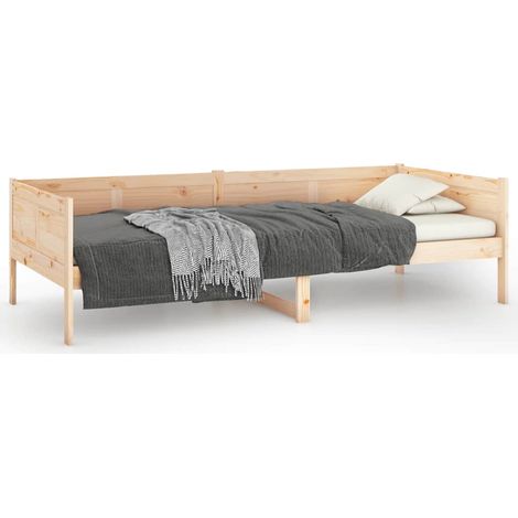 Maison Exclusive - Sofá cama madera maciza de pino 80x200 cm (1/5)