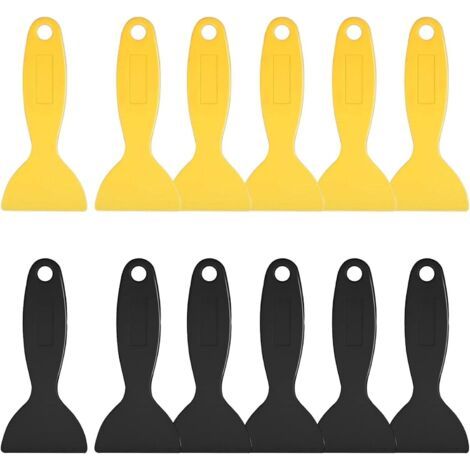 QORVA-Ensemble de spatules en plastique, spatule d'impression 3D, couteau en plastique, grattoir en résine flexible, spatule en plastique, outils de suppression de bulles d'air, outil d'installation p