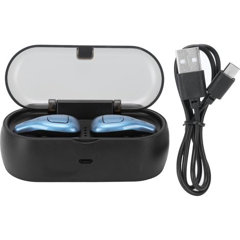 Casque Bluetooth 5.0 A3 TWS sans fil, écouteurs intelligents antibruit voiture, réduction du bruit, oreillette bleue