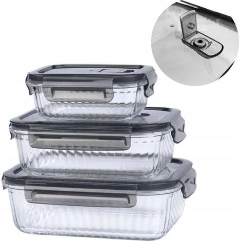 Contenedores krups MG Home vidrio templado 400 ml 1500 ml (1/3)