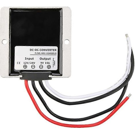 12V auf 5V 24V auf 5V Aufwärtswandler Gleichspannungsregler Netzteil 15A 75W