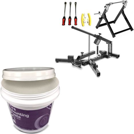 Montagepaste für Motorradreifen + Reifeneinbaugerät-Set