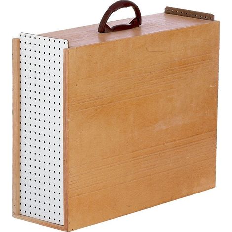 Transportín para Gallos de 1 Departamento 17x50x42 cm Caja para Mascotas Jaula para Aves Seguro Cómodo