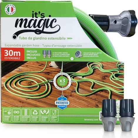 30 Mètres - Tuyau d'Arrosage Extensible Tuyau d'Arrosage Anti Torsion, Eau Jardin Irrigation Pipe Anti-nœud (1/5)