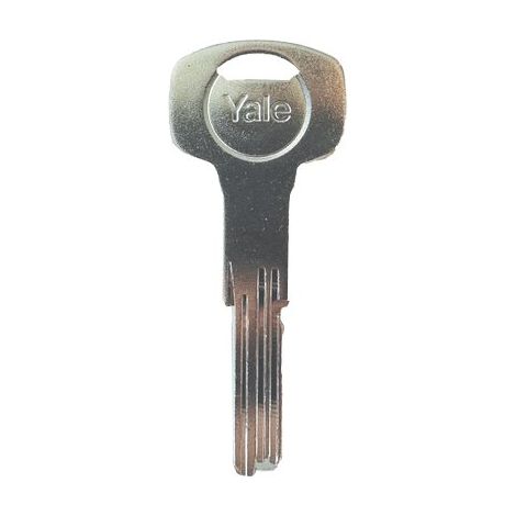CHIAVE PUNZONATA YALE SERIE Y1500 ORIGINALE - OTTONE NICHELATO- 5 pezzi