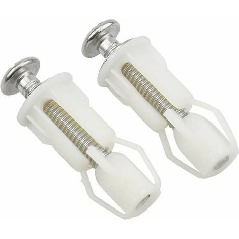 Tornillos para tapa de inodoro, fijaciones para asiento de inodoro, fácil instalación, 2 piezas (1/5)