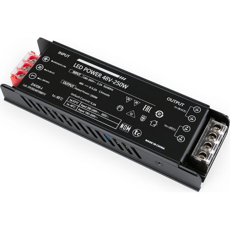 Alimentatore 250W 48V - 5,2A - Alta efficienza - IP20
