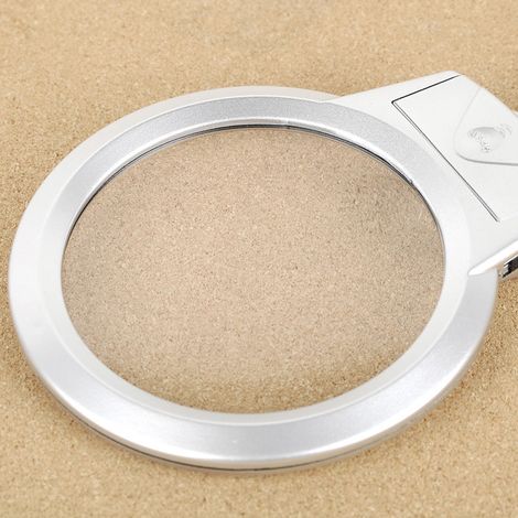 Lampe de bureau loupe mains libres Flexible, loupe éclairée par LED lumineuse avec pince pour la lecture du point de croix (1/5)