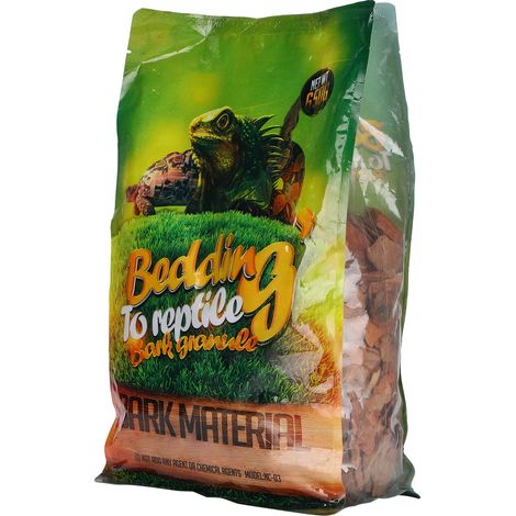 650 g/sac de copeaux fins d'écorce de bois naturel, substrat pour reptiles, imitation bûches forestières, particules fines (1/5)