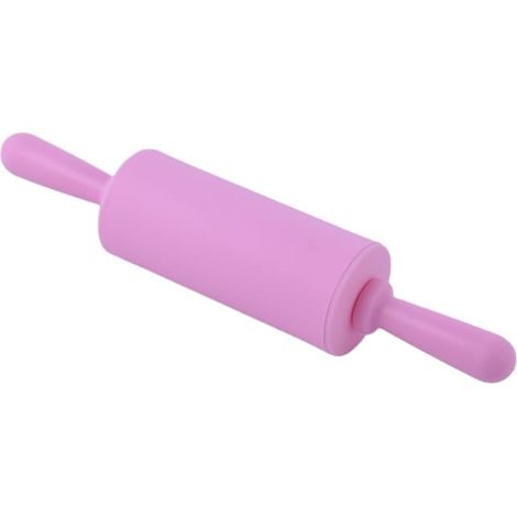 Rouleau à pâtisserie en silicone, petit, rose, 22 cm (1/3)