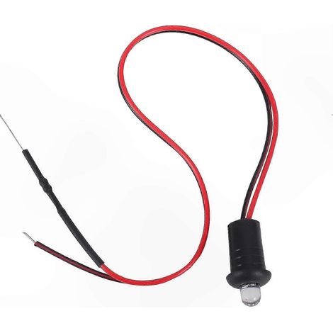 Lampe flash LED rouge pour système de sécurité automobile, signal lumineux clignotant, voyant d'alarme véhicule, accessoire antivol voiture, dispositif d'alerte visuelle, feu clignotant rouge haute vi (1/5)