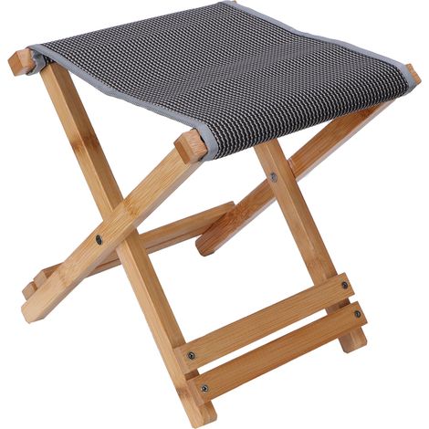 Tabouret Bambou Pliable Petit Banc Bas Enfant Multifonction Salon (1/5)