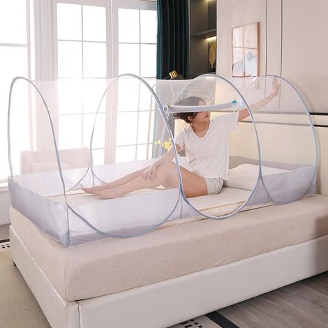 Moustiquaire de lit 75x35x35 pouces, tente pliable et respirante (1/5)