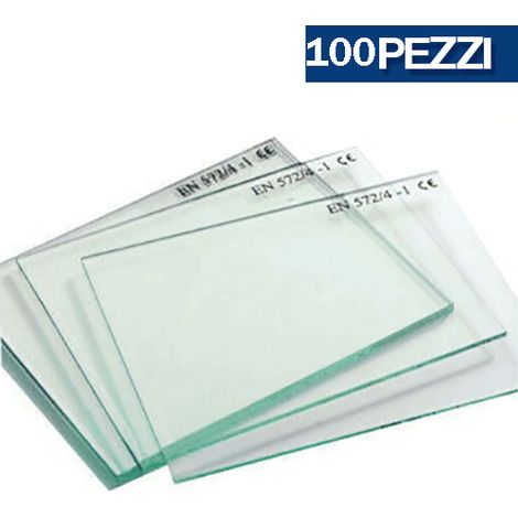 VETRI INCOLORE PROTETTIVO PER MASCHERA SALDATORE SALDARE MM75X98 PZ100 18582/100