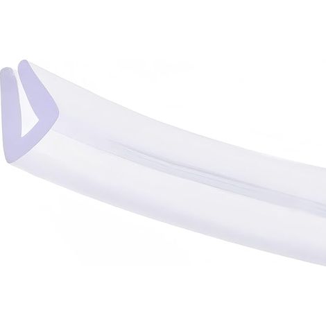 Feuille de protection de bordure en PVC transparent en U-Seal pour bord de 3-5mm 7 mm de hauteur 0,28" (1/5)