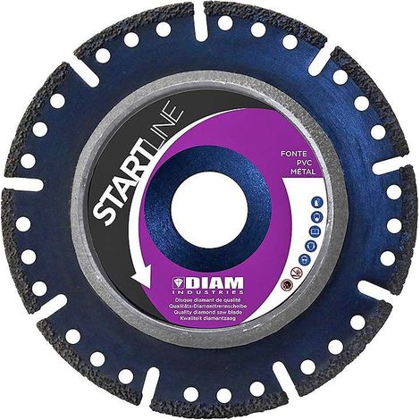 Disque DIAM INDUSTRIES DC "DUO PVC" Gamme Fonte, PVC, Métal (1/2)