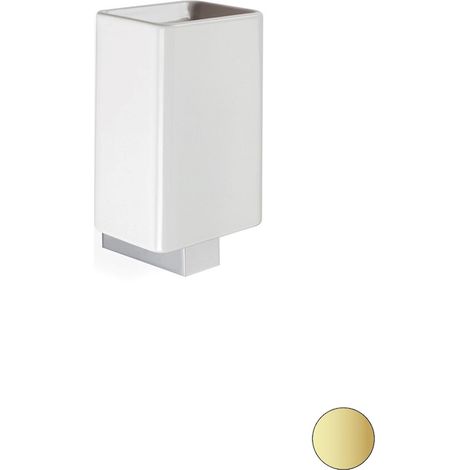 STILHAUS Gea portabicchiere ceramica oro opaco codice prod: 000GE1018