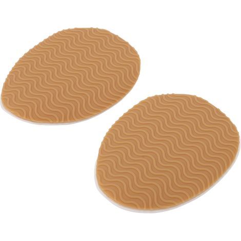 Semelles antidérapantes autocollantes pour chaussures - Protections de talon amovibles pour bottes, sandales et talons hauts - Couleur kaki