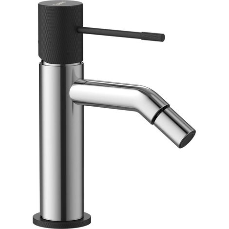 Sapho Solaris - Miscelatore per bidet, cromo/nero opaco WD003CB (1/2)