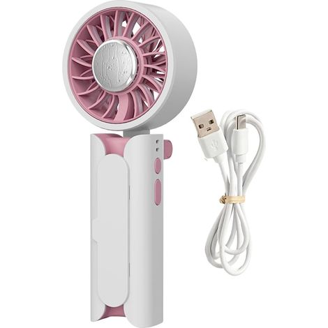 Ventilateur à Main Pince Rechargeable USB (1/5)