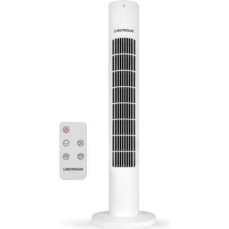 Ventilateur tour Dictrolux avec télécommande 3 modes minuterie écran LED tactile