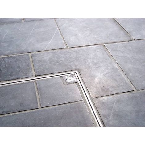 Trappe de visite à carreler 70 x 70 cm – Ouverture 40 x 40 cm – Alliage aluminium – Étanchéité intégrée – Charge K3 – ACO