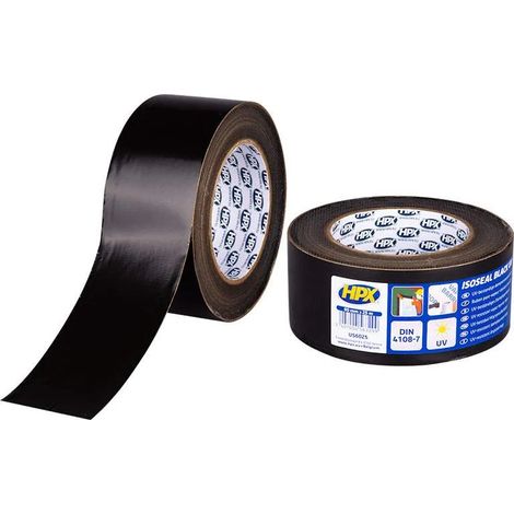 Ruban pare-vapeur résistant aux UV – Rouleau d'étanchéité 60mm x 25m – Adhérence optimale sur surfaces non-polaires – HPX