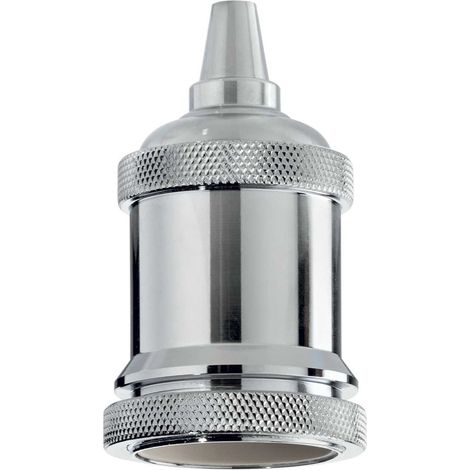 Portalampada Metallo Cromo 1 Luce E27