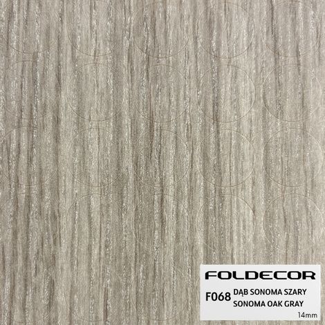 Tappi terminali autoadesivi da 14 mm, rovere Sonoma, grigio (foglio da 25 pezzi) (1/5)