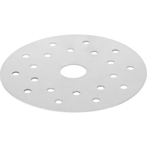 Disque de convertisseur - - 16.5CM - Acier inoxydable - Répartit la chaleur - Empêche les brûlures (1/3)