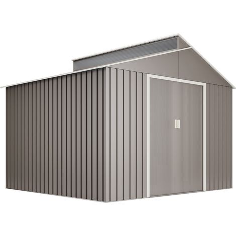 Caseta metal Bjorn 7.25m2 - 10 años de garantía - 282x257x222cm. Cobertizo jardin (1/3)