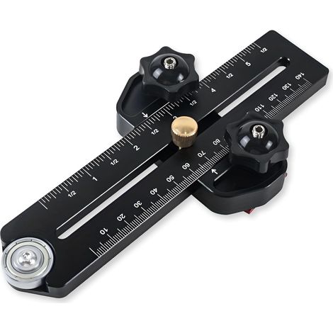 Gabarit de précision pour la découpe de bandes étroitescompatible avec les scies sur table,les scies à ruban,les tables de toupie et les scies sur rail(s'adapte aux rainures en T de 3/8 po x 3/4 po) (1/5)