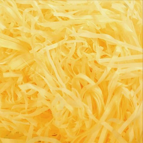 100 Gramm geschreddertes gelbes Kraftpapier zum Befüllen von Geschenkkörben, Partyartikeln und Geschenkverpackungen (1/5)