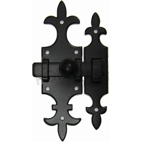 Targette 679 Schwarzes Eisen BOUVET - 140 x 40 mm - 23313 (1/2)
