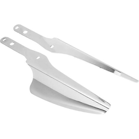 Déflecteurs de vent de fourche avant pour moto Harley Touring Road King 1995-2021 (Argent) (1/5)