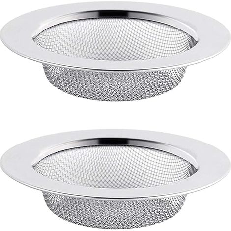 2PCS Stainless Steel Sink Strainer, 11.5cm Drain Filter, Sink Strainer, Sink Strainer, Kitchen Sink Strainer