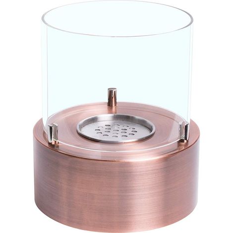XONE Rustic Biocamino da tavolo cilindrico bruciatore da 0,4lt potenza di 0,46 (1/2)
