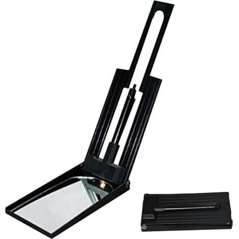 Miroir d'inspection LED pliable et portable sous le véhicule, miroir télescopique en verre acrylique alimenté par batterie, miroirs grand angle pour tube de canapé voiture, sans - (1/5)