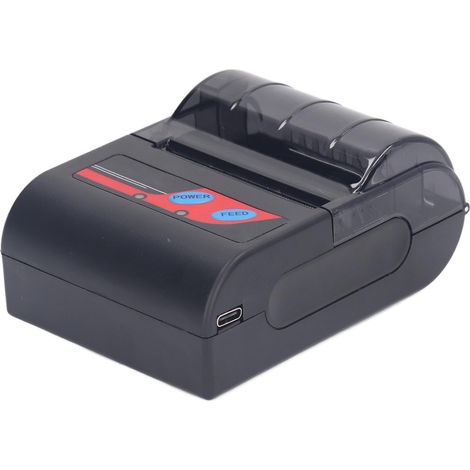 Imprimante thermique de reçus portable BT pour supermarchés et restaurants (prise américaine 100-240 V). (1/5)