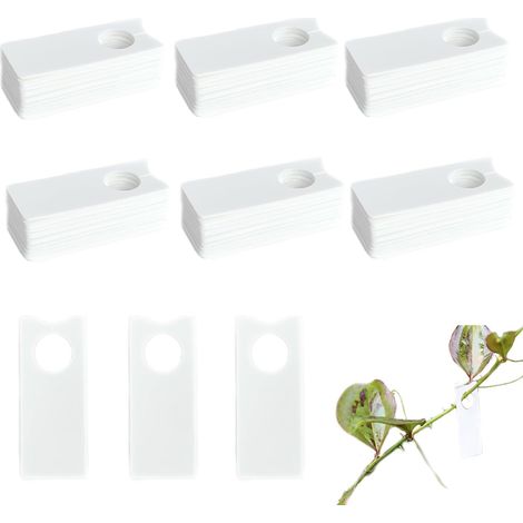 500 Pièces Étiquettes de Plantes Suspendues Imperméables et aux Intempéries Décoratif et Polyvalent Marqueurs de Plantes pour semis herbes légumes (Blanc) (1/5)