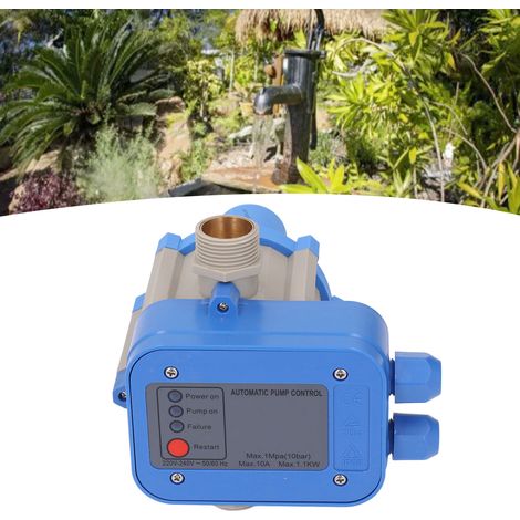 Modèle bleu-gris, 1,5 bar-2,2 bar, interrupteur de contrôle de pression de pompe à eau réglable étanche de haute qualité, 220 V-240 V. (1/5)