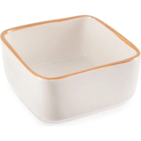 Ceramic Square Ramekin, White, 90 ml, Oven Safe (1/5)