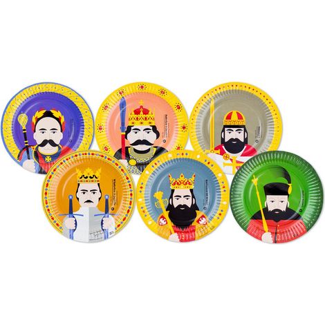 ROYAL PARTY Pappteller 18cm 6St.