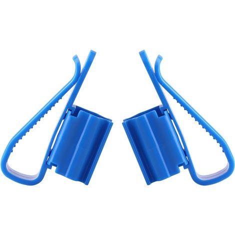 2 Pièces Tuyau Clips Colliers de Serrage en Plastique Réglable pour Tuyau d'eau Aquarium Pince de Montage de Réservoir de Poissons Support de Tuyau pour Tuyaux D'eau de 8-16MM