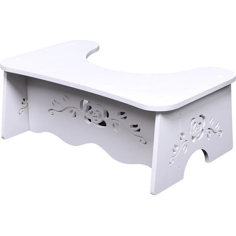 Toilette, Design Ergonomique, Gain de Place, BLANC (1/2)