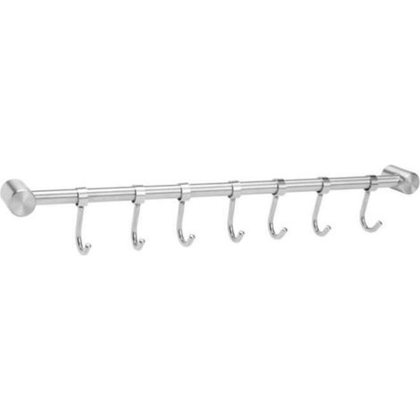 Support Casseroles 7 Crochets 40cm Inox (1/4)