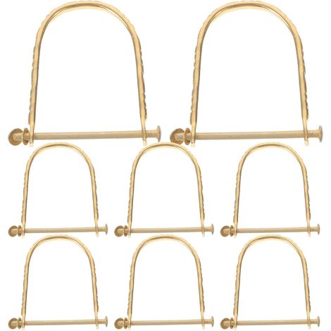 Lot de 4 rivets pour tige d'éventail pliant - Fixations métalliques - Accessoires pour la réparation et le remplacement d'éventails pliables en bambou et papier (1/5)