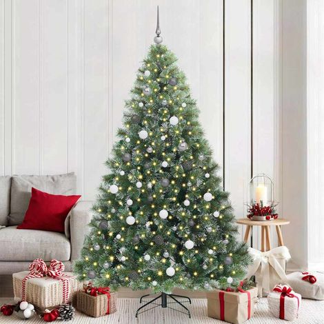 vidaXL Árbol de Navidad artificial con 300 LED Verde 210 cm PE y PVC (1/5)