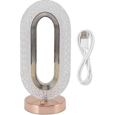 Lampe de chevet en cristal avec trois niveaux de gradation, commande tactile LED moderne et innovante, compatible avec les lampes de chevet et de chambre intelligentes pour la maison. (1/5)
